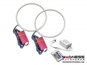 Jeep Wrangler JL LED Surface Mount Headlight Halo Kit - ColorSHIFT Jeep Wrangler JL LED Surface Mount Headlight Halo Kit - ColorSHIFT